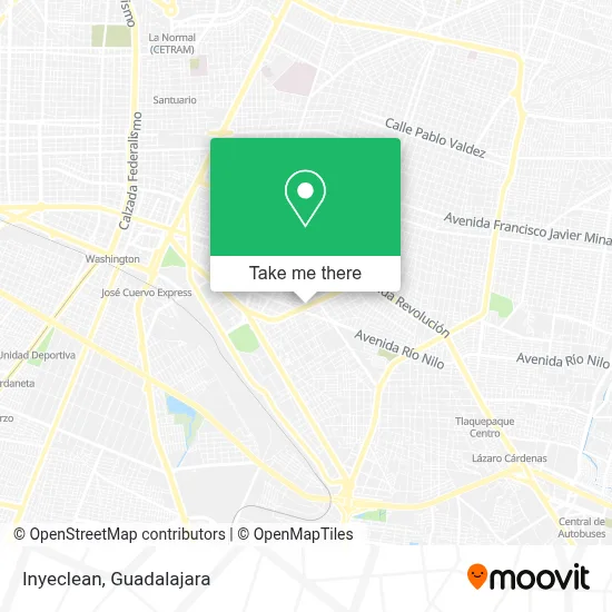 Inyeclean map
