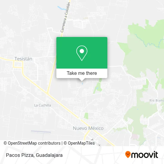 Pacos Pizza map