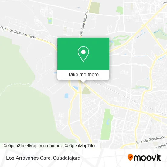 Los Arrayanes Cafe map