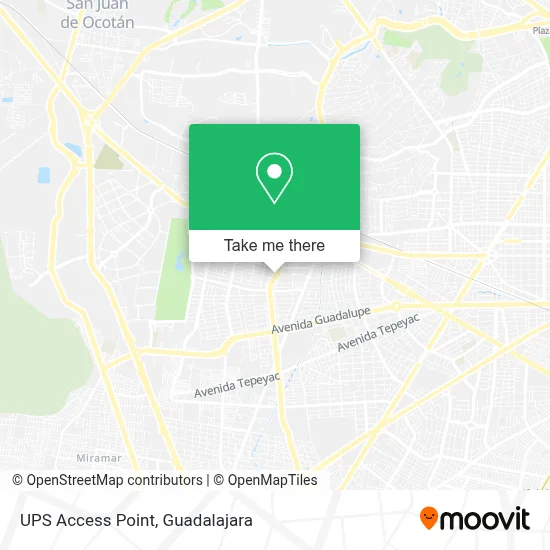 Ups Access Point map
