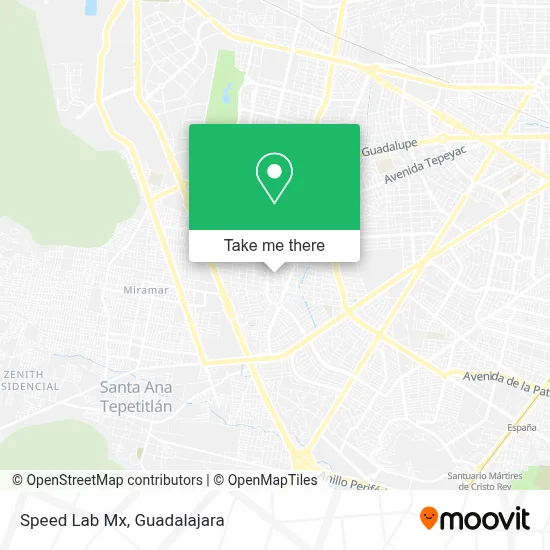 Speed Lab Mx map