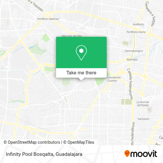 Infinity Pool Bosqalta map