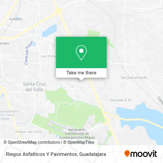 Riegos Asfalticos Y Pavimentos map