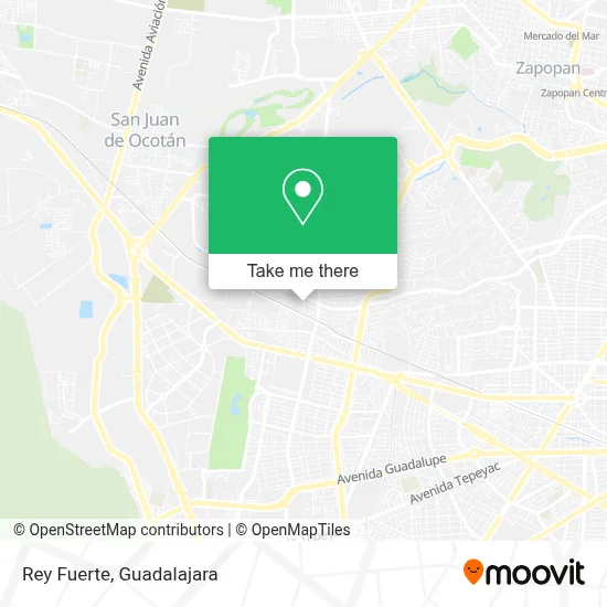 Rey Fuerte map