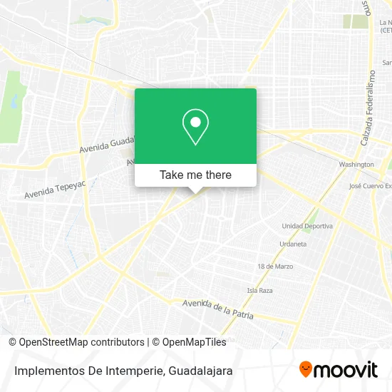 Implementos De Intemperie map