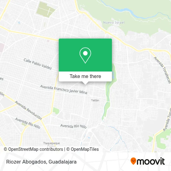 Riozer Abogados map