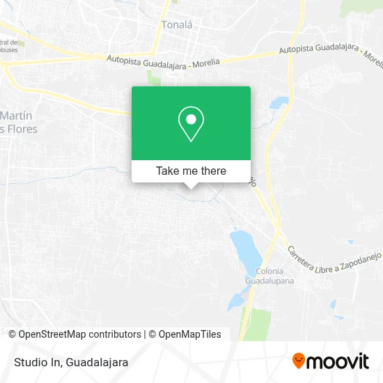 Studio In map