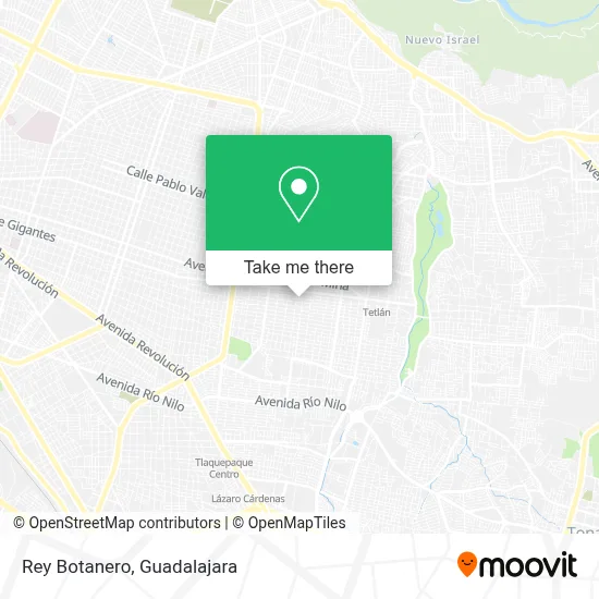 Rey Botanero map