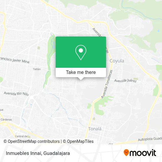 Inmuebles Innai map