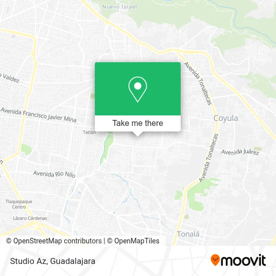 Studio Az map