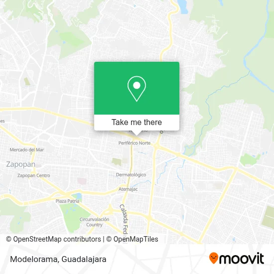 Modelorama map