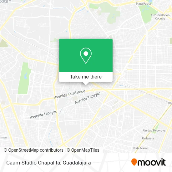 Caam Studio Chapalita map