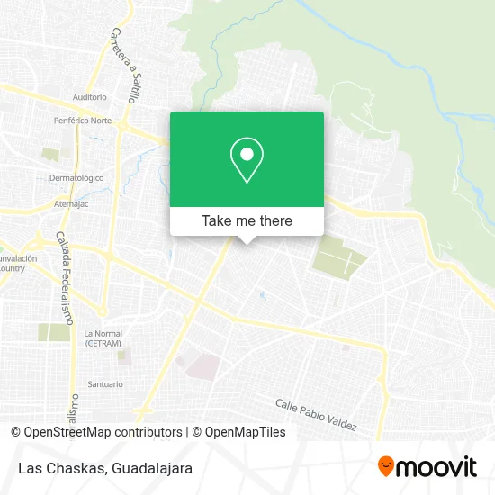 Las Chaskas map