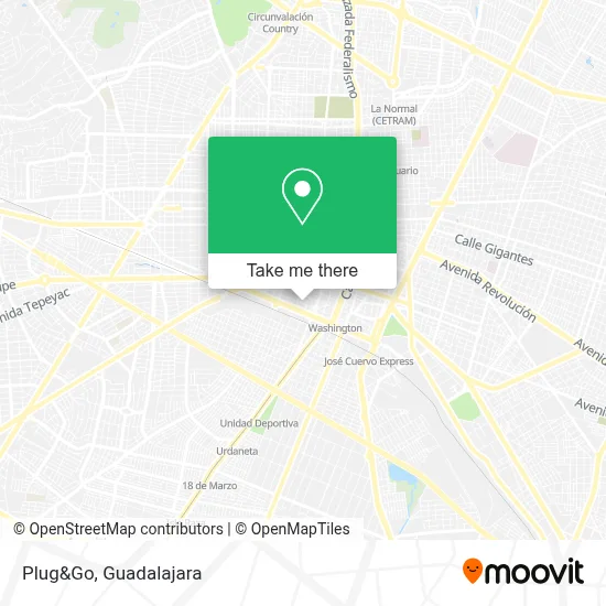 Plug&Go map