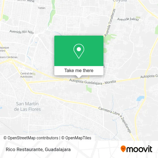 Rico Restaurante map