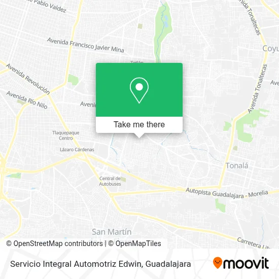 Servicio Integral Automotriz Edwin map