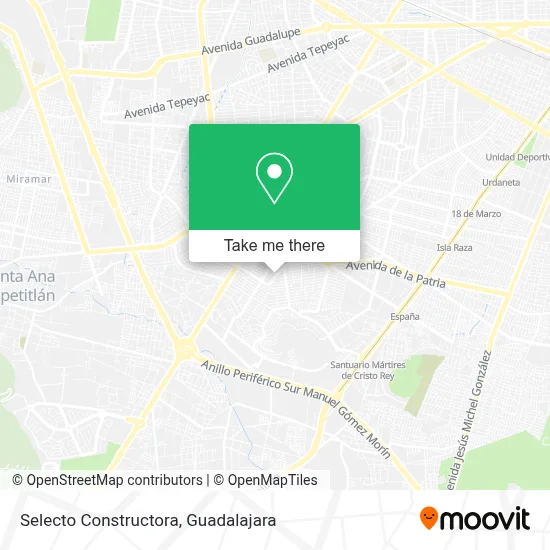 Selecto Constructora map
