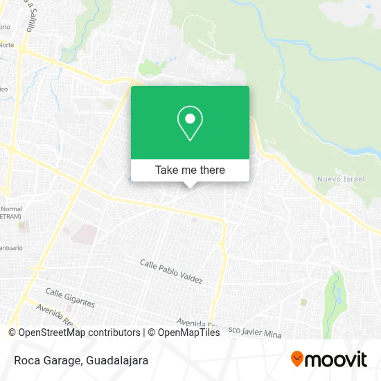 Roca Garage map