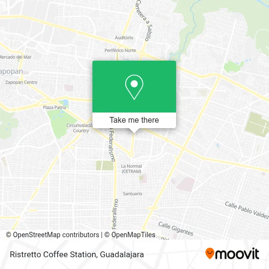 Ristretto Coffee Station map