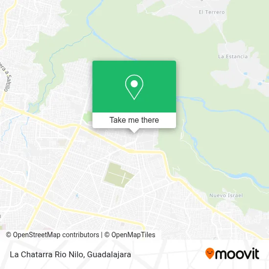 La Chatarra Rio Nilo map