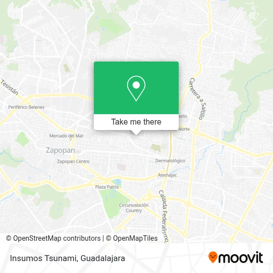 Insumos Tsunami map