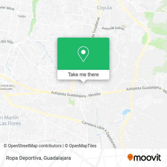 Ropa Deportiva map