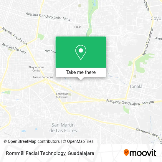 Rommēl Facial Technology map