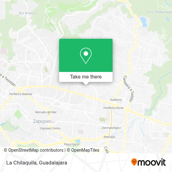 La Chilaquila map