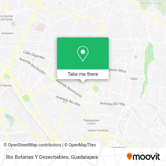 Rio Botanas Y Desechables map