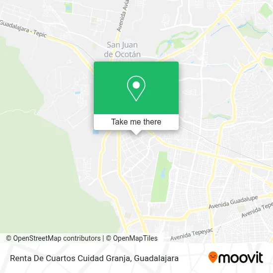 Renta De Cuartos Cuidad Granja map