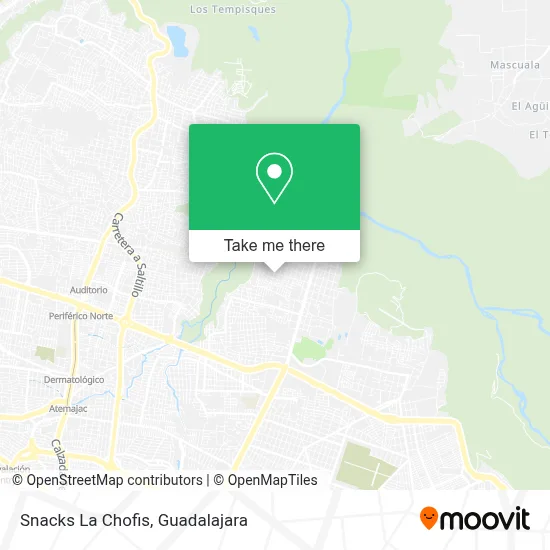 Snacks La Chofis map