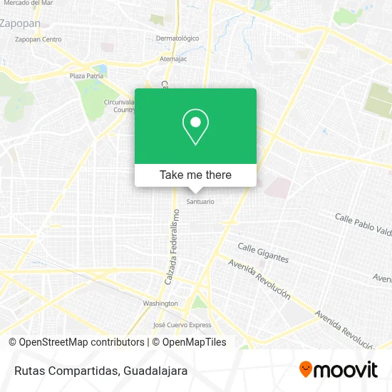Rutas Compartidas map