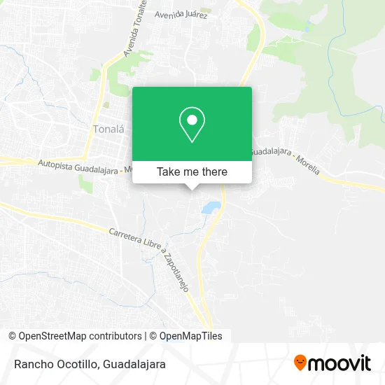 Rancho Ocotillo map