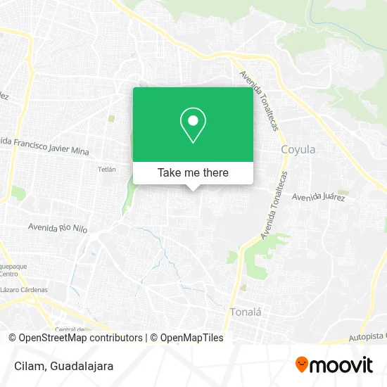 Cilam map