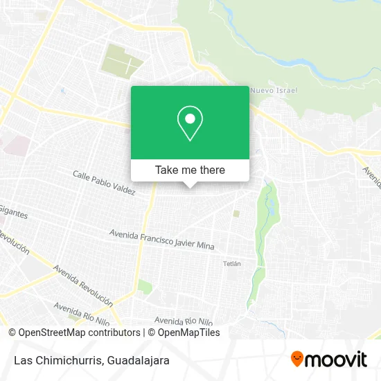 Las Chimichurris map