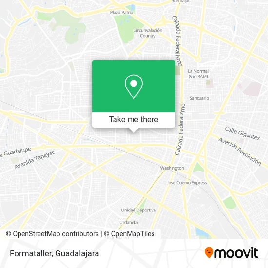 Formataller map