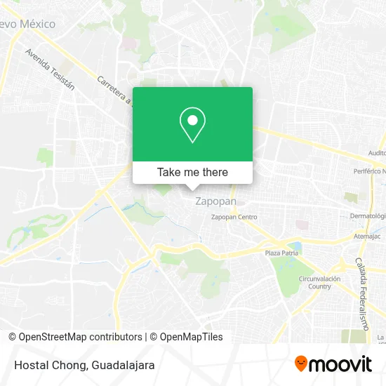 Hostal Chong map