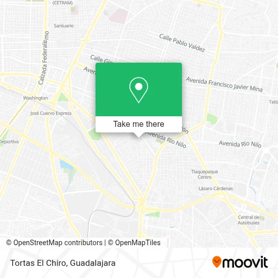 Tortas El Chiro map