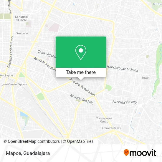 Mapce map