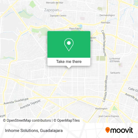 Inhome Solutions map