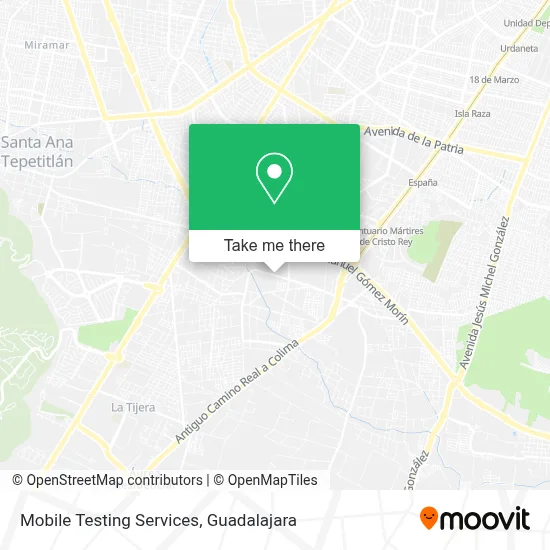 Mobile Testing Services map