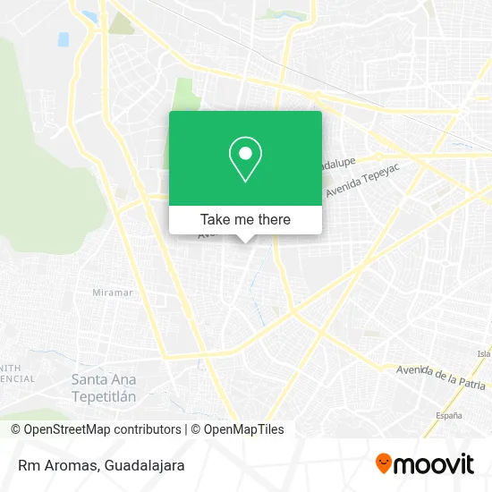 Rm Aromas map