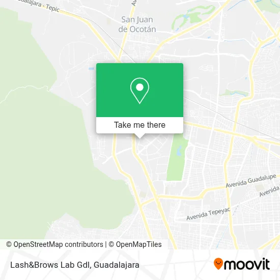 Lash&Brows Lab Gdl map