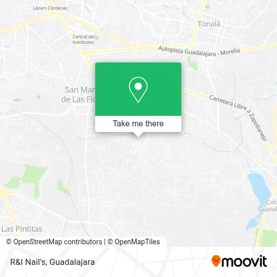 R&I Nail's map