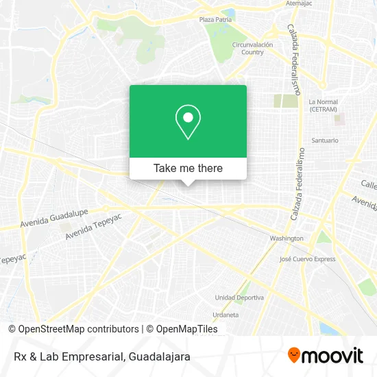 Rx & Lab Empresarial map