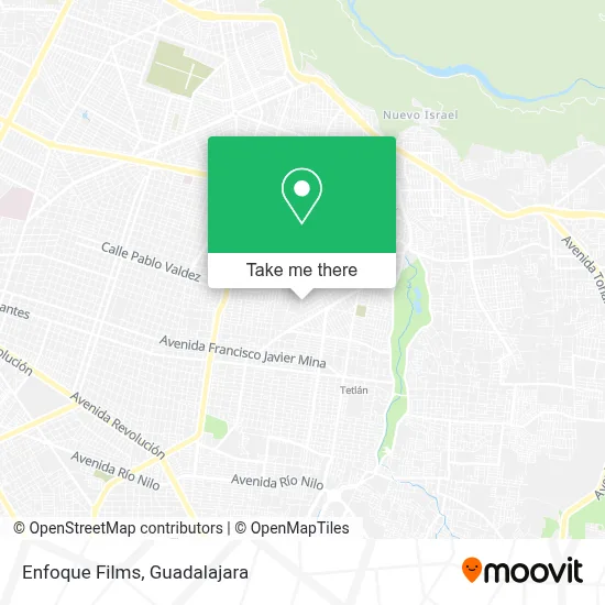 Enfoque Films map