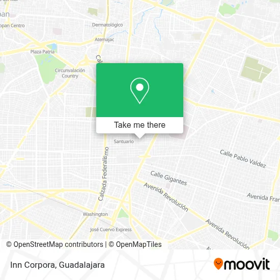 Inn Corpora map