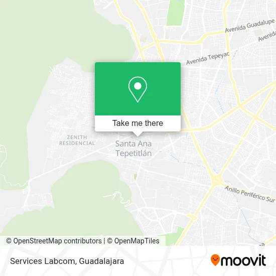 Services Labcom map