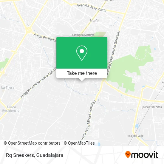 Rq Sneakers map