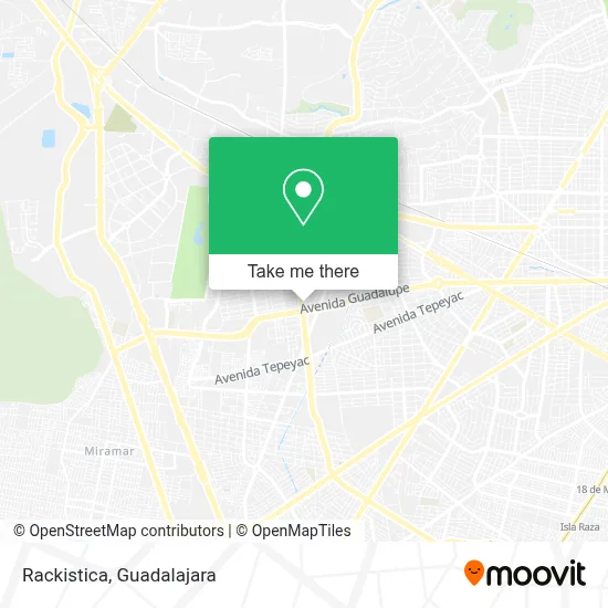 Rackistica map